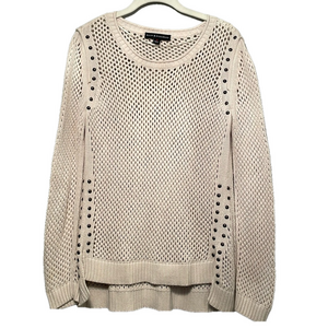 ROCK & REPUBLIC 100% Cotton mesh sweater size M